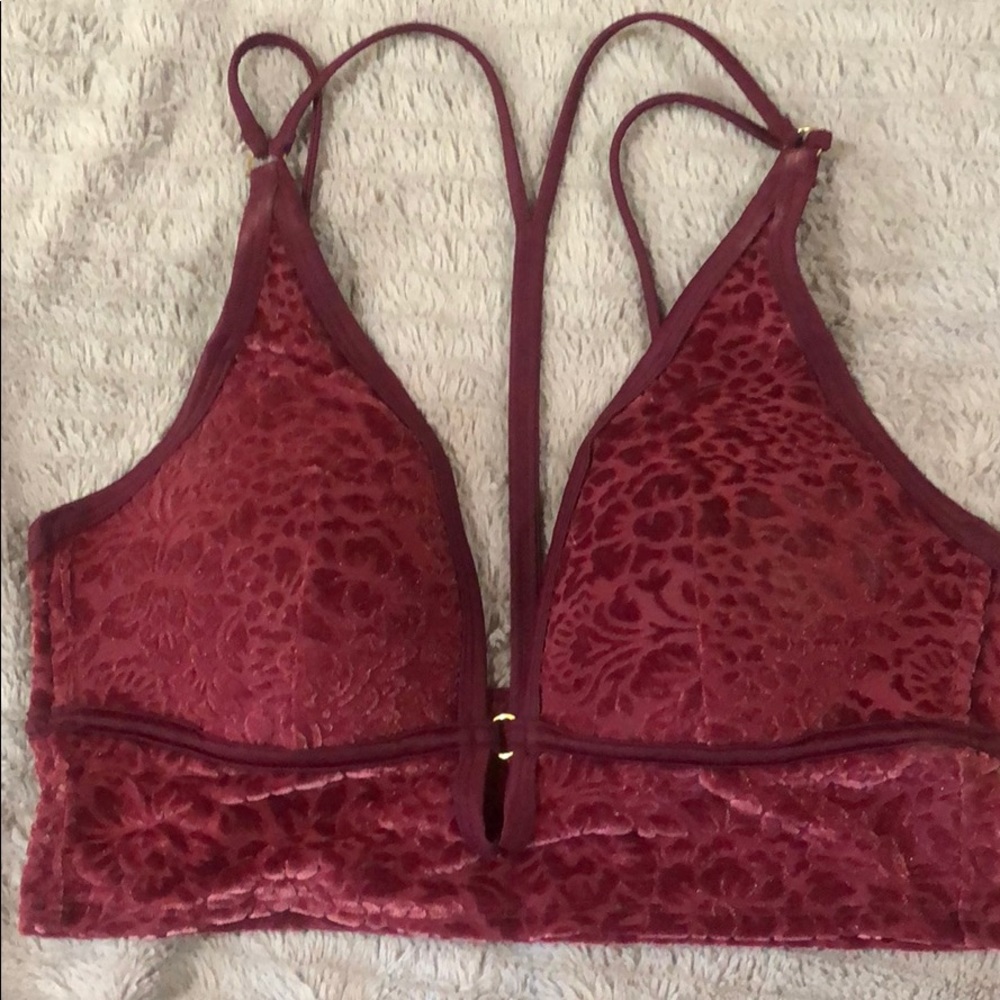VS Pink Strappy Bralette